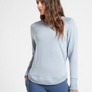 Athleta Mindset Sweatshirt in Blue Star, Size XS